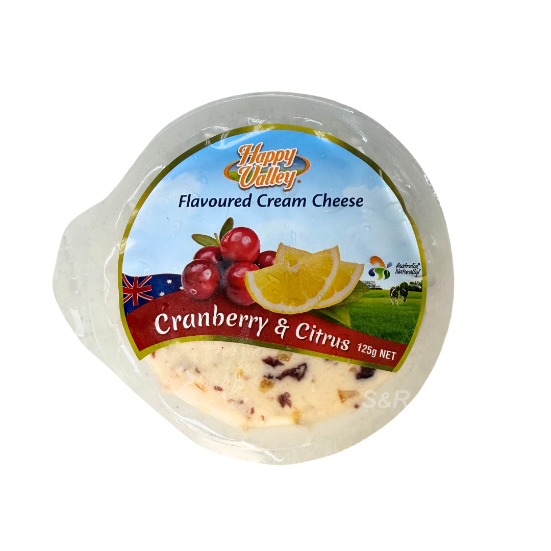 Happy Valley Cranberry & Citrus Cream Cheese 125g